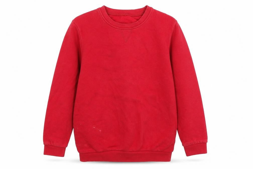George Boys Red   Pullover Sweatshirt Size 9-10 Years