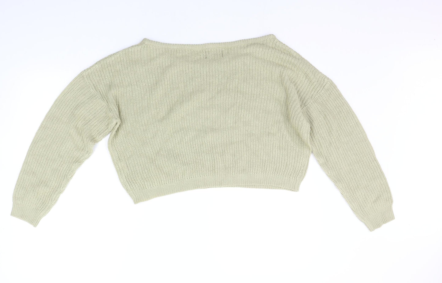 PRETTYLITTLETHING Womens Beige   Pullover Jumper Size M