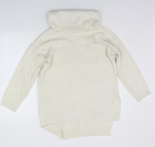 Primark Womens White   Jumper Dress  Size 2XS