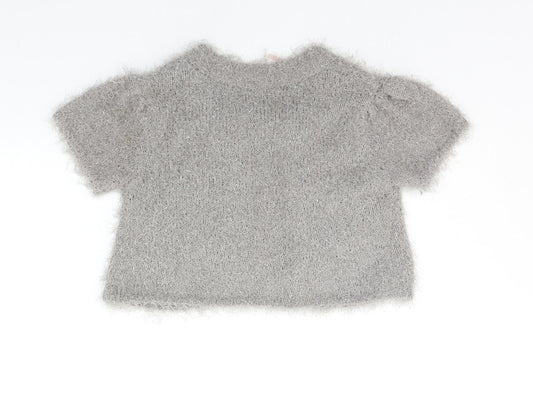Julie mcdonald Girls Grey   Cardigan Jumper Size 11-12 Years