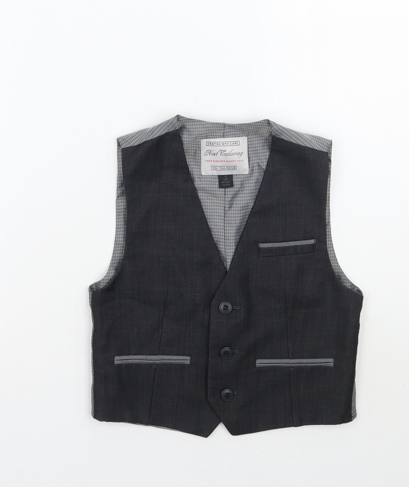 NEXT Boys Grey   Jacket Waistcoat Size 4 Years