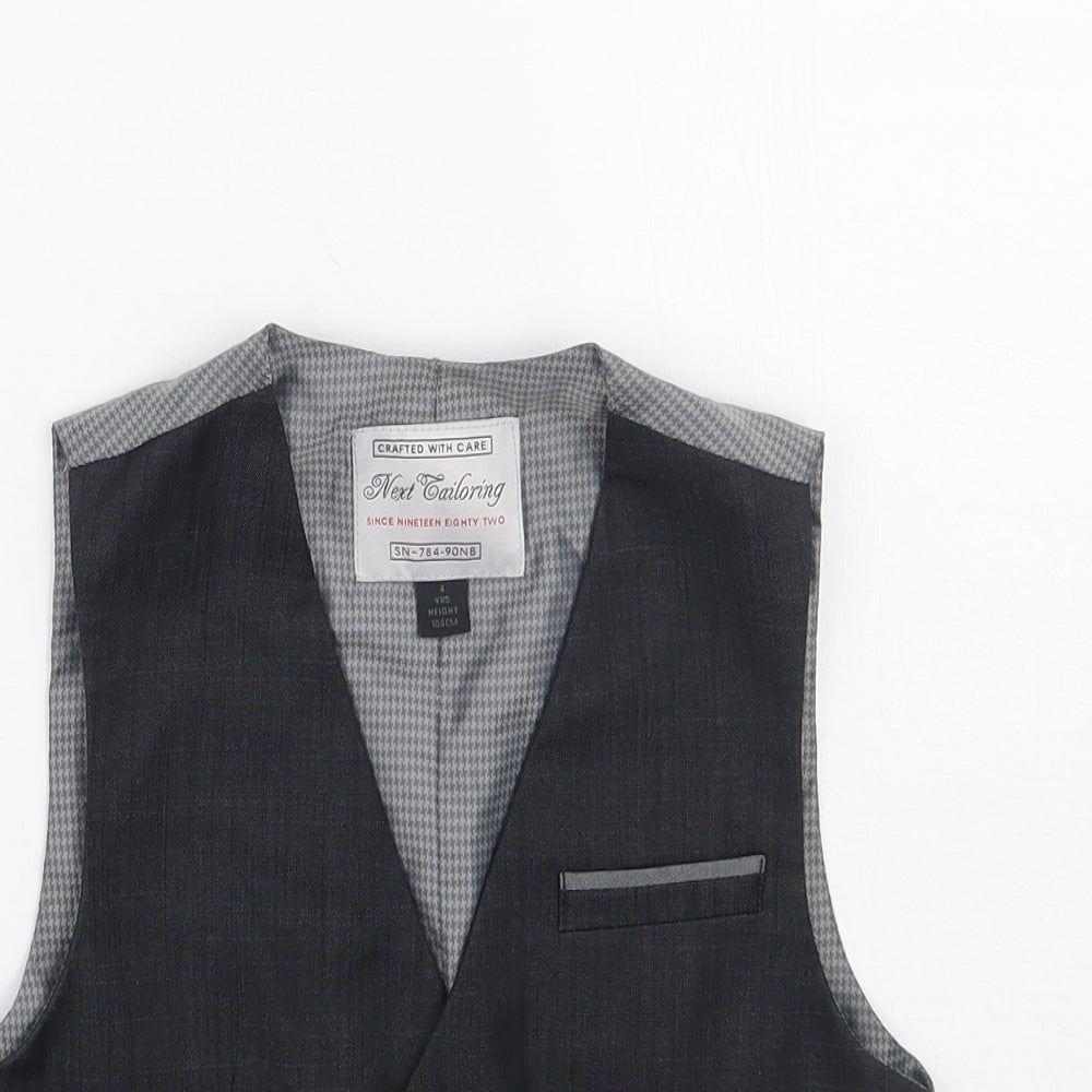 NEXT Boys Grey   Jacket Waistcoat Size 4 Years