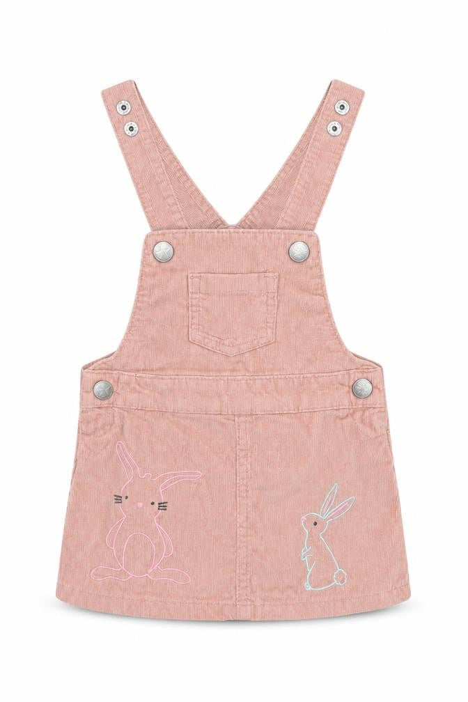 Bluezoo Girls Pink   Pinafore/Dungaree Dress  Size 3-6 Months