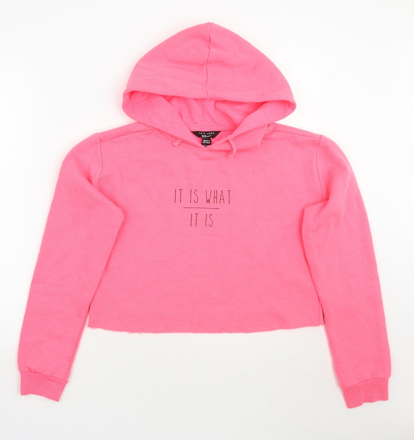 Newlook Girls Pink   Pullover Hoodie Size 14 Years