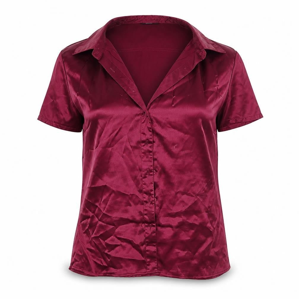 Marks and Spencer Womens Pink   Basic Button-Up Size 12