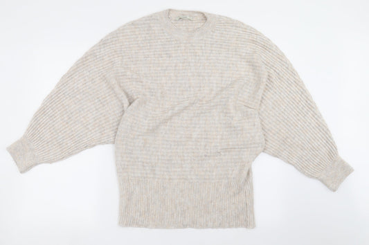 George Womens Beige   Pullover Sweatshirt Size M