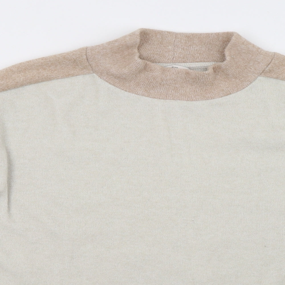 Sainsburys Womens White   Pullover Sweatshirt Size 12