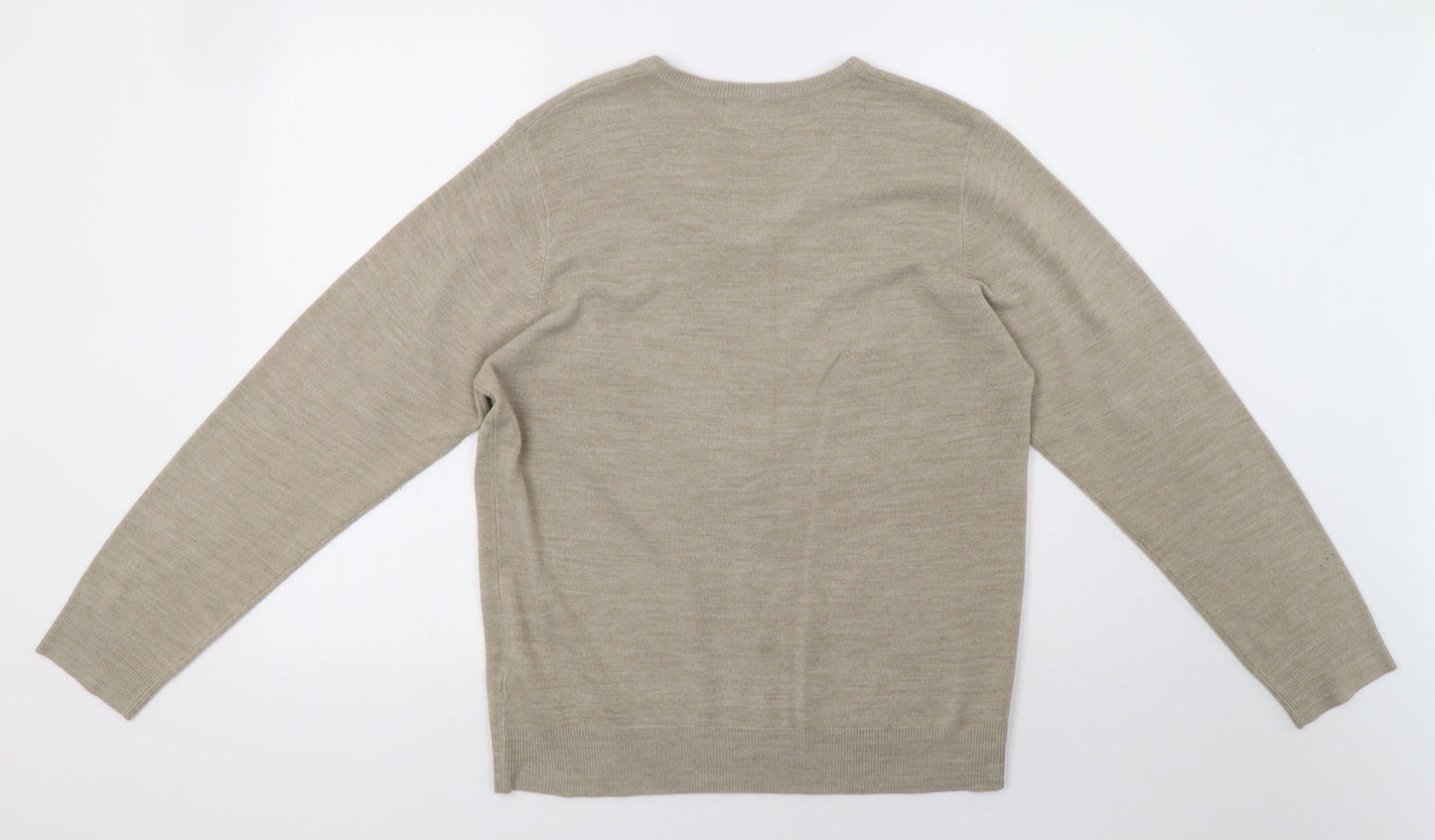 Marks and Spencer Mens Beige   Pullover Sweatshirt Size M