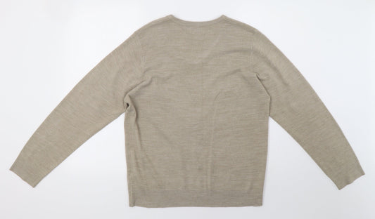 Marks and Spencer Mens Beige   Pullover Sweatshirt Size M