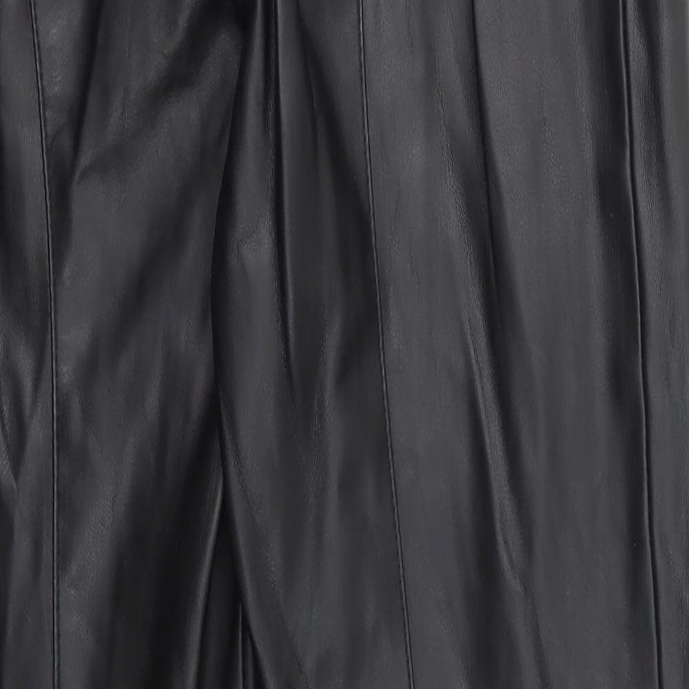NEXT Womens Black   Trousers  Size 8 L27 in