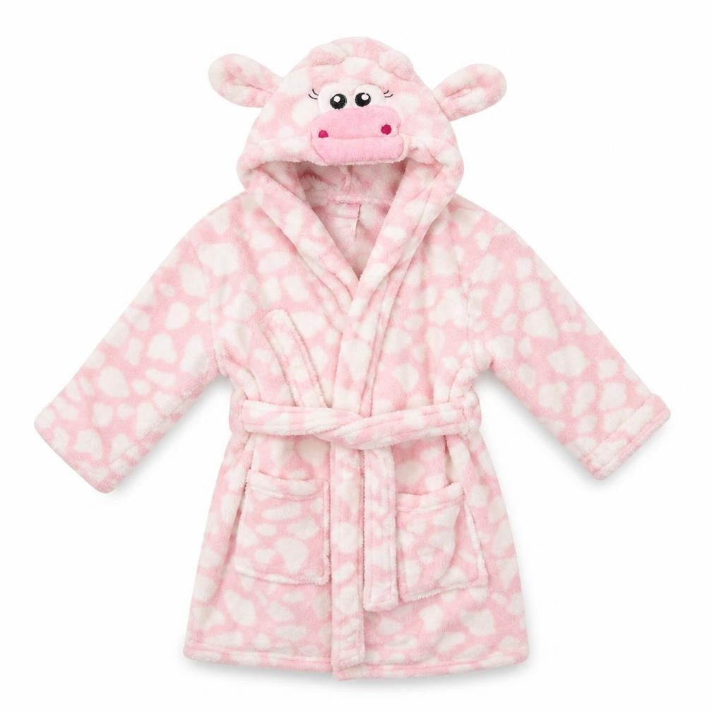 Billy&Millie Girls Pink Animal Print  Kimono Robe Size 3-4 Years