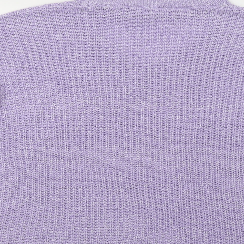 Pep&Co Womens Purple   Pullover Jumper Size L