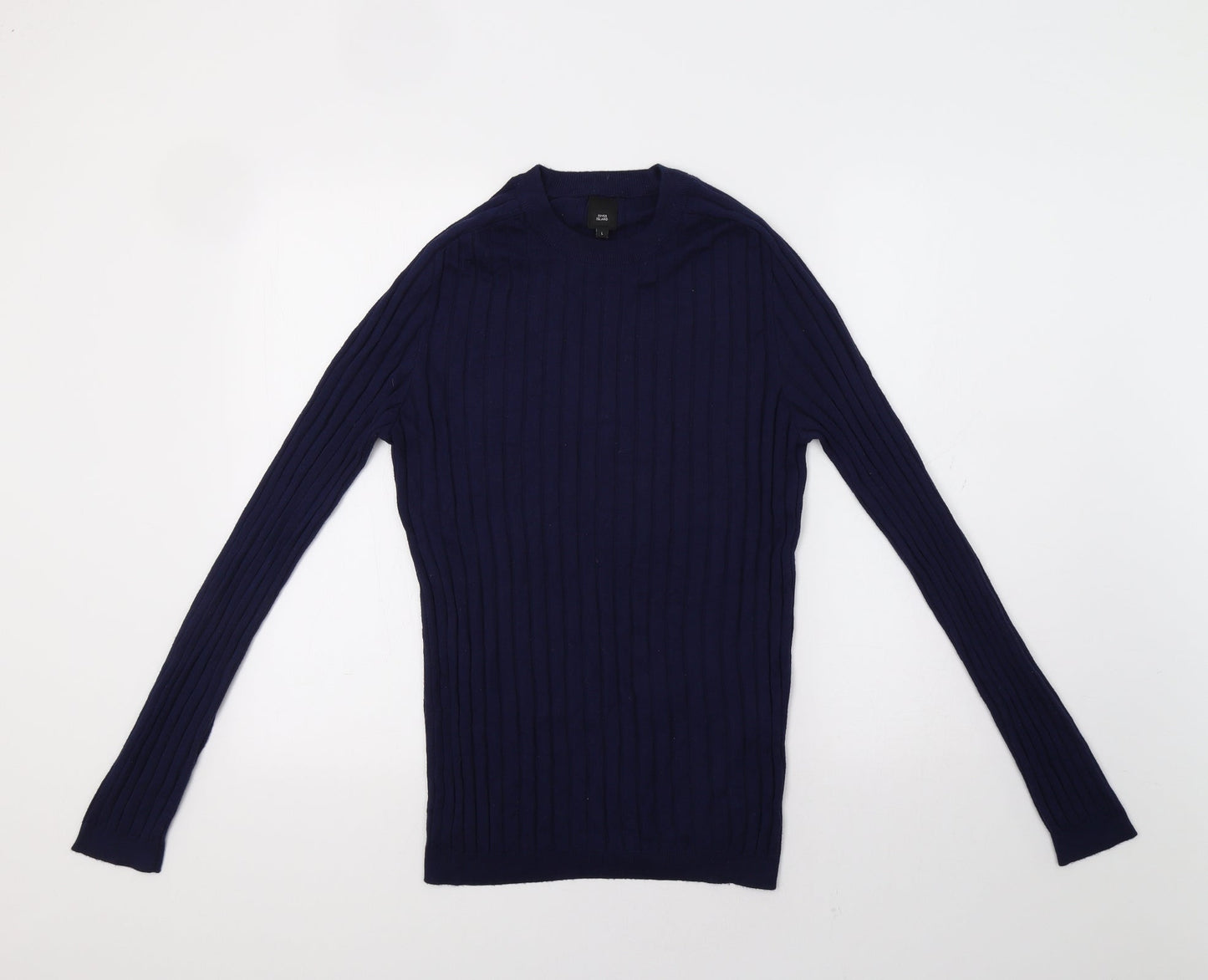 River Island Womens Blue   Pullover Jumper Size L
