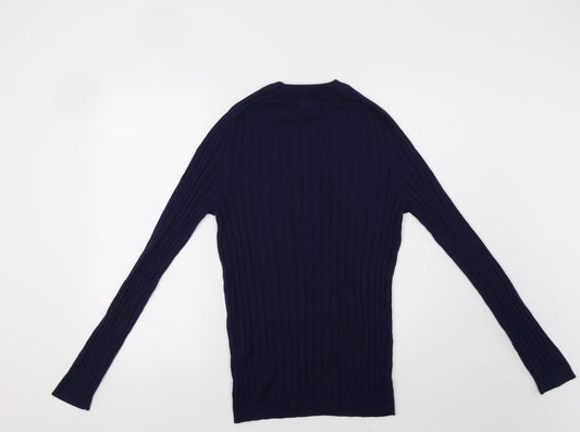 River Island Womens Blue   Pullover Jumper Size L