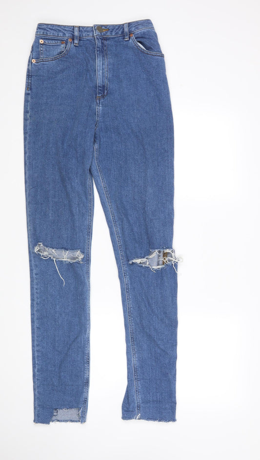 ASOS Womens Blue   Straight Jeans Size 28 in L36 in