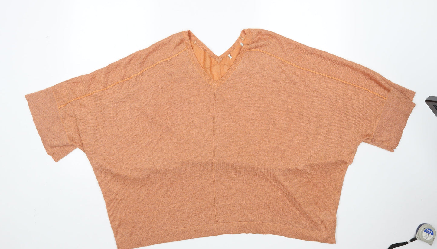 NEXT Womens Orange   Pullover Jumper Size XL