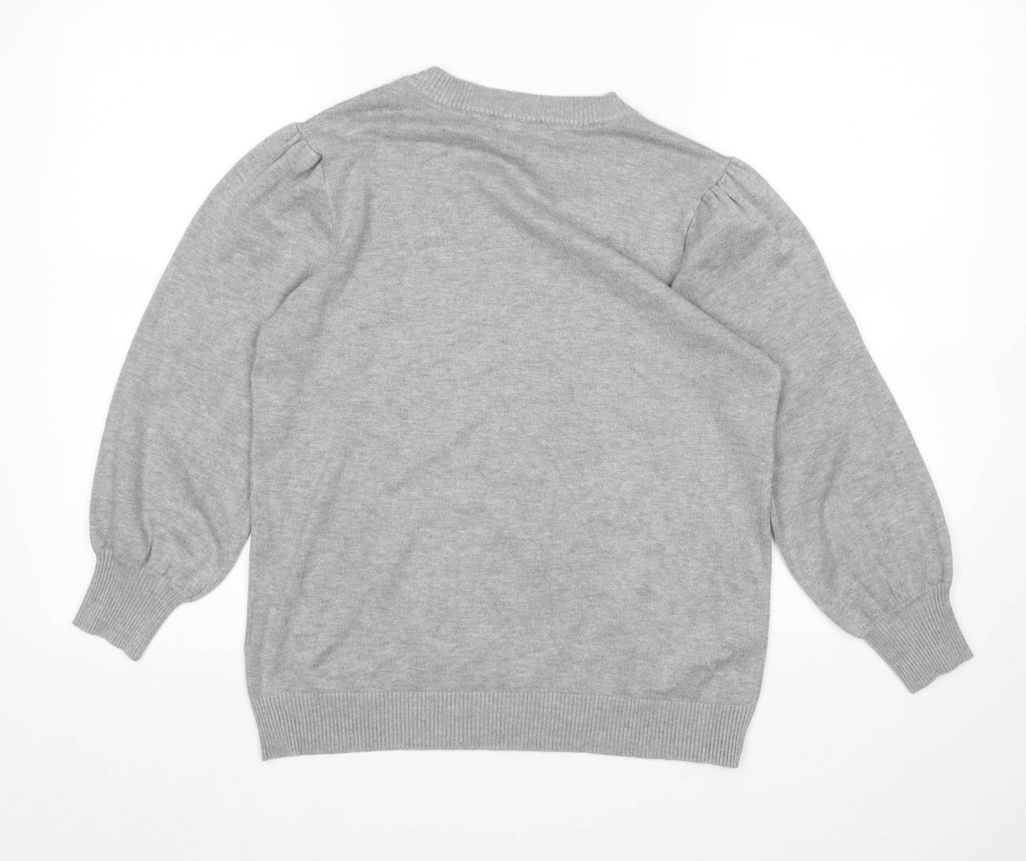 Minus Womens Grey   Pullover Sweatshirt Size M