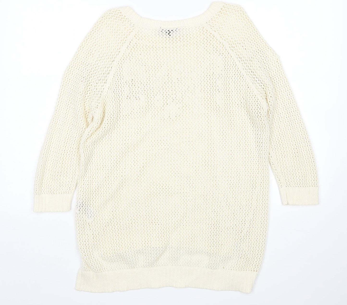 Warehouse Womens Beige   Pullover Jumper Size 10