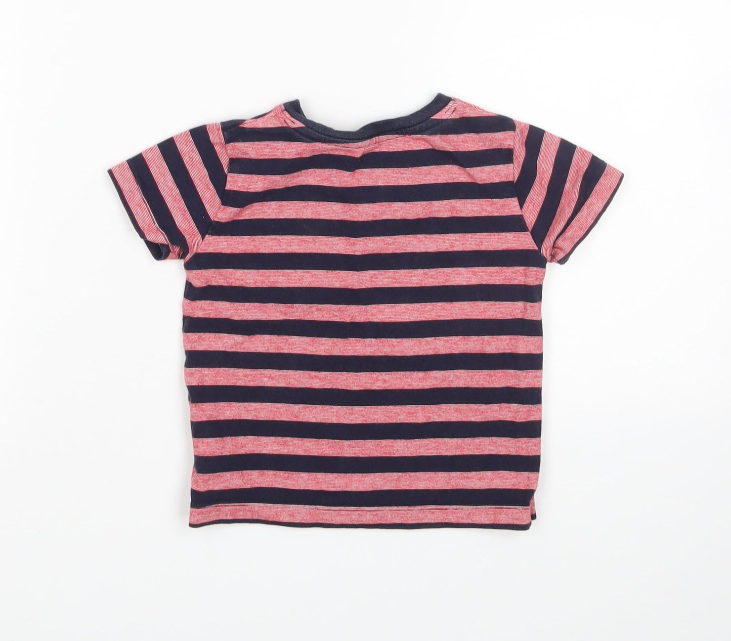 Gap Boys Multicoloured Striped  Basic T-Shirt Size 12 Months