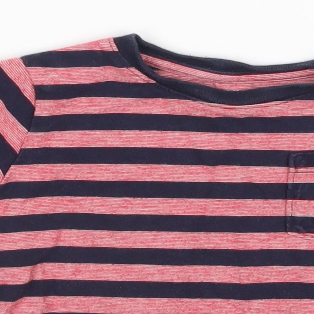 Gap Boys Multicoloured Striped  Basic T-Shirt Size 12 Months