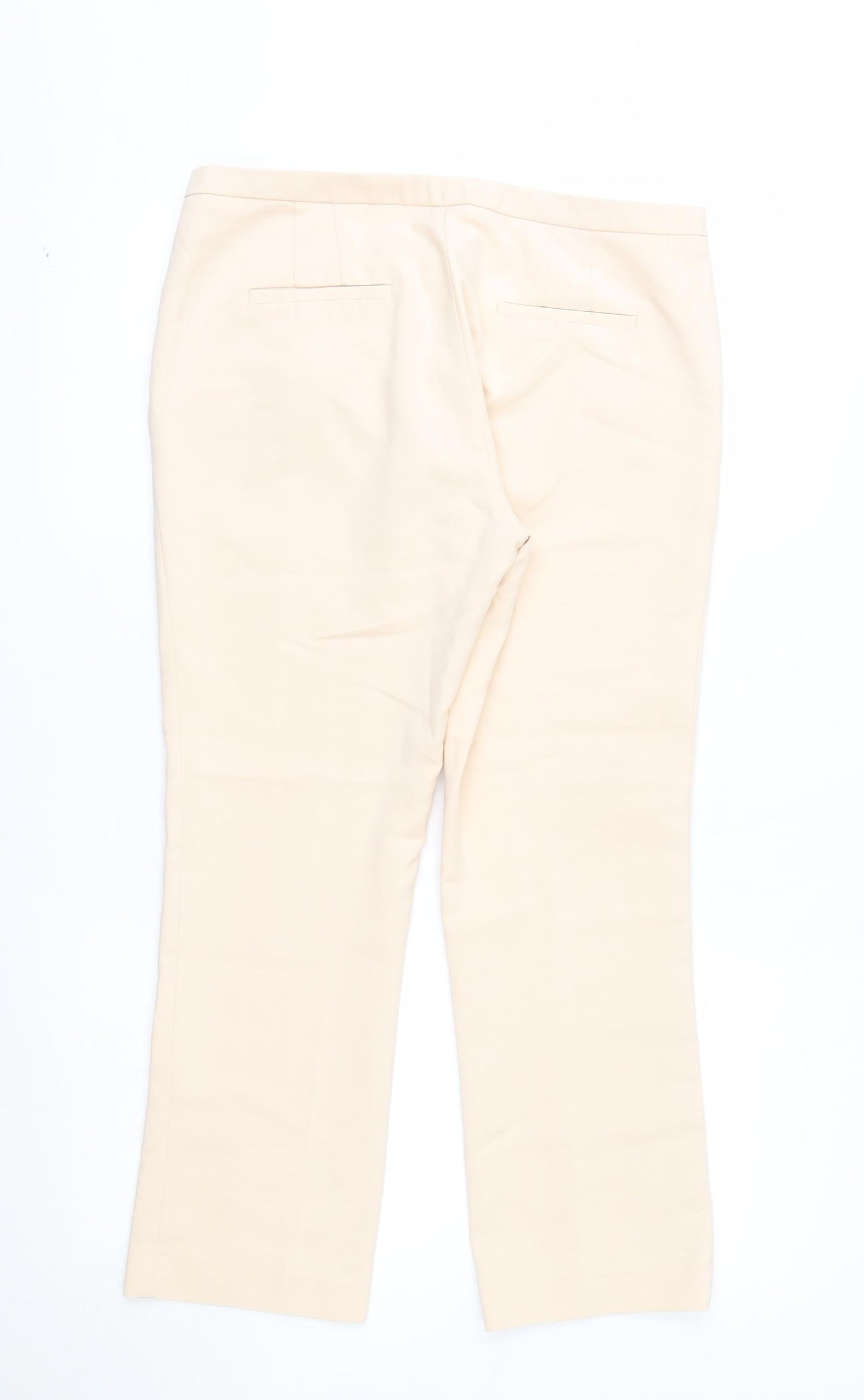Zara Womens Beige   Trousers  Size L L25 in -