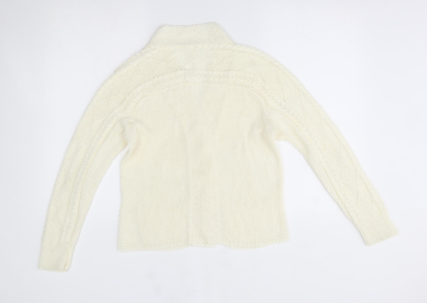 Preworn Womens Ivory   Cardigan Jumper One Size