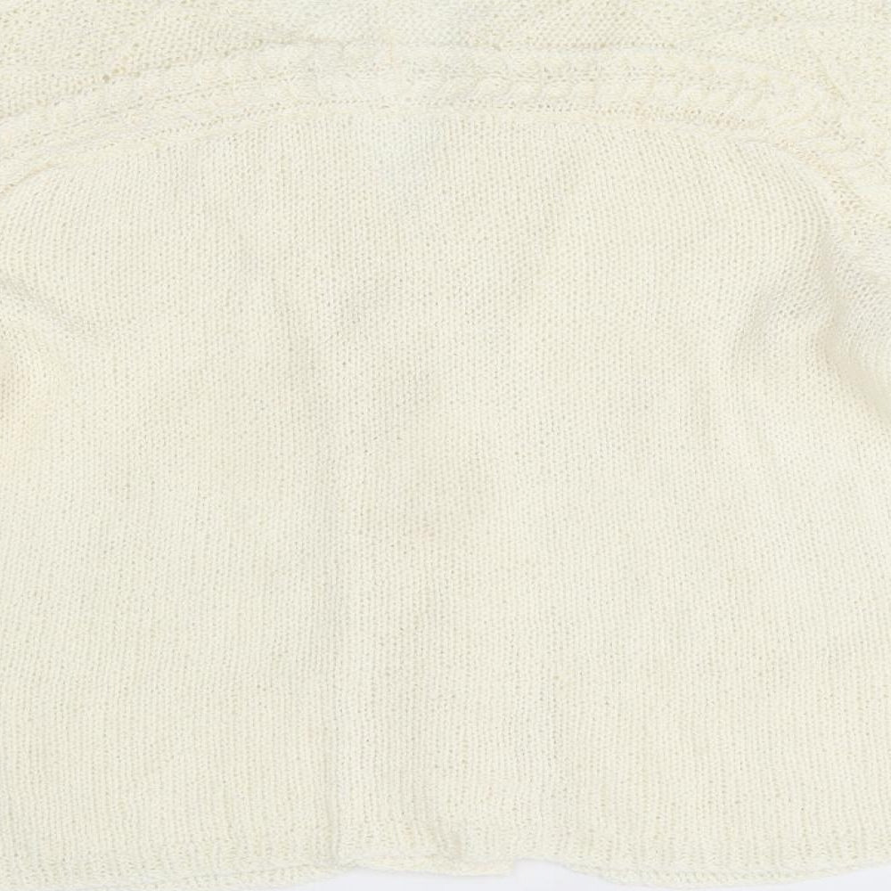Preworn Womens Ivory   Cardigan Jumper One Size