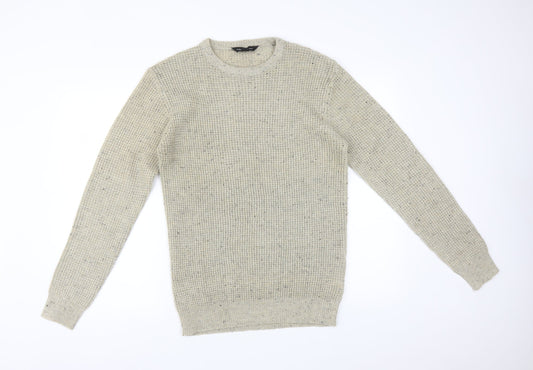 Cedar Wood State Mens Beige   Pullover Sweatshirt Size XS