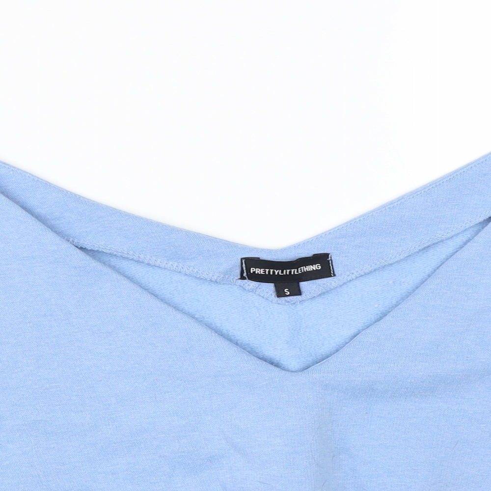 PRETTYLITTLETHING Womens Blue   Pullover Jumper Size S