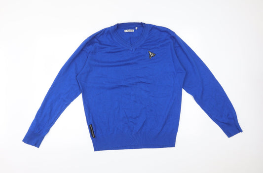 Henleys Mens Blue   Pullover Sweatshirt Size S