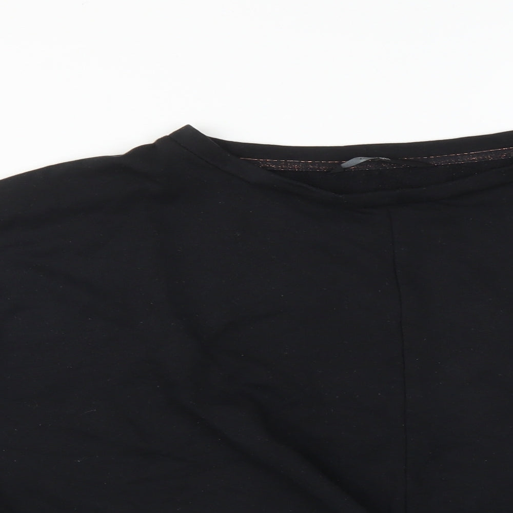 George Womens Black   Pullover Sweatshirt Size M