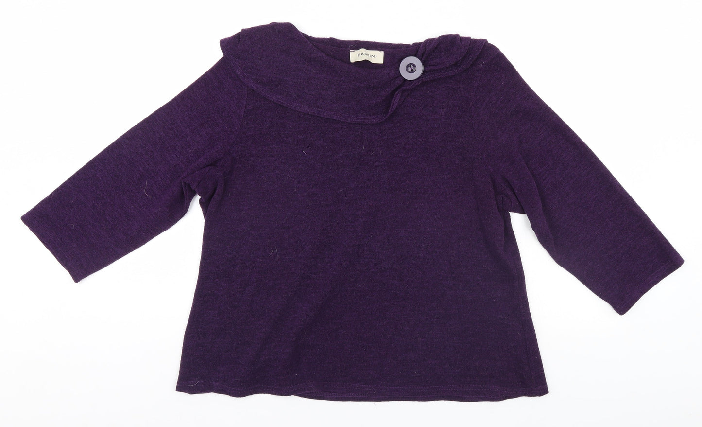 BASSINI Womens Blue   Pullover Jumper Size 18
