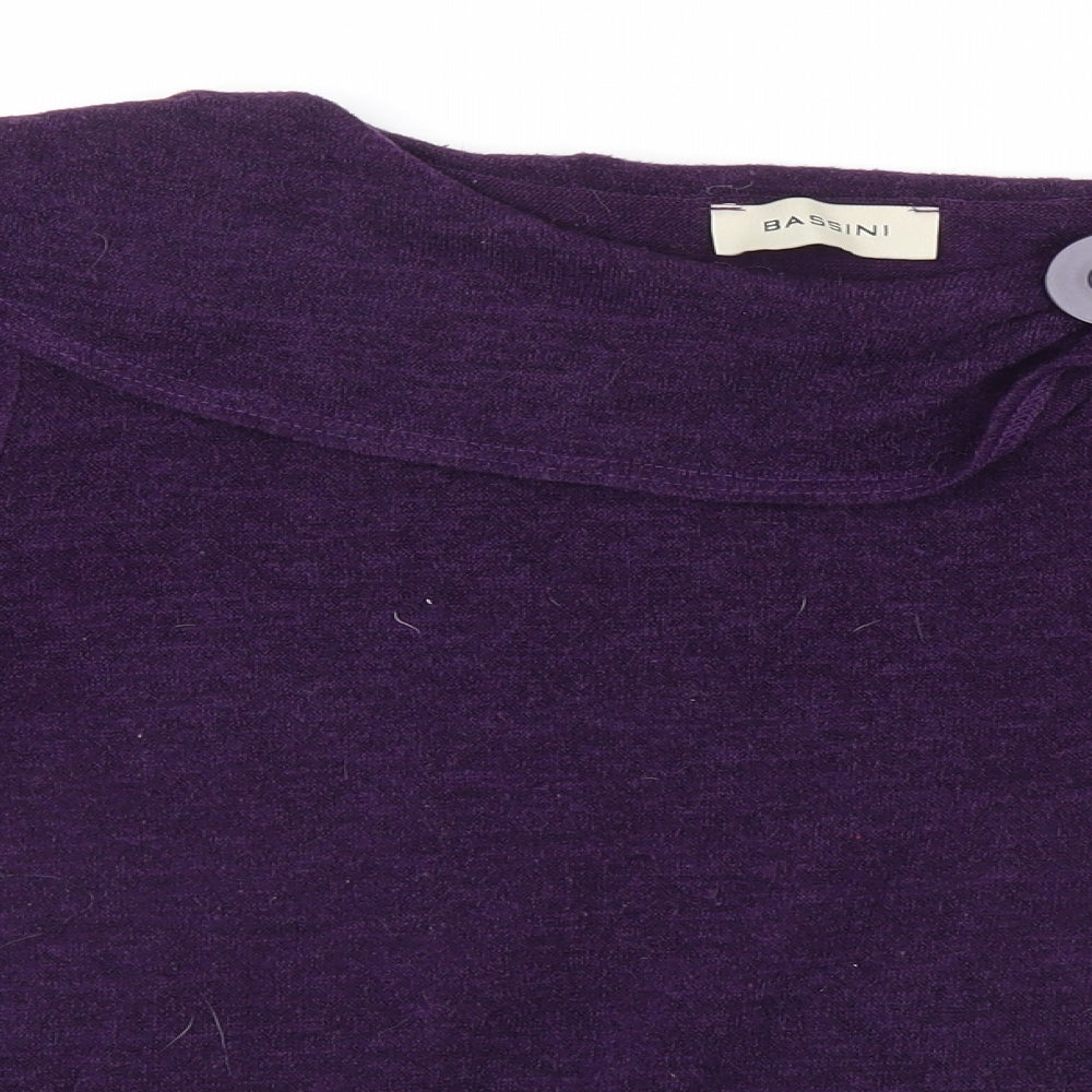 BASSINI Womens Blue   Pullover Jumper Size 18