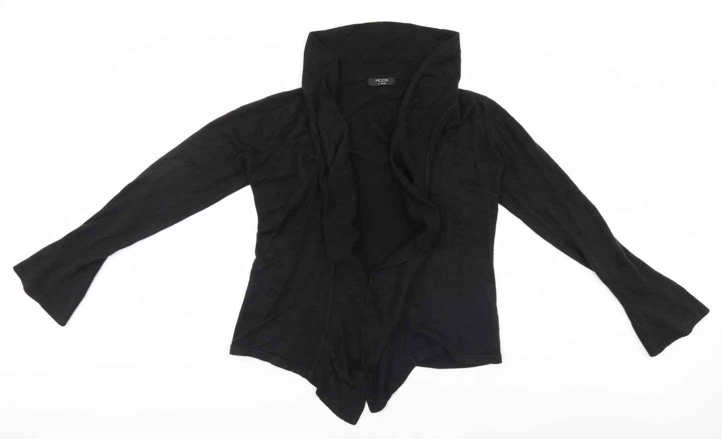 Moda Womens Black   Cardigan Jumper Size 14