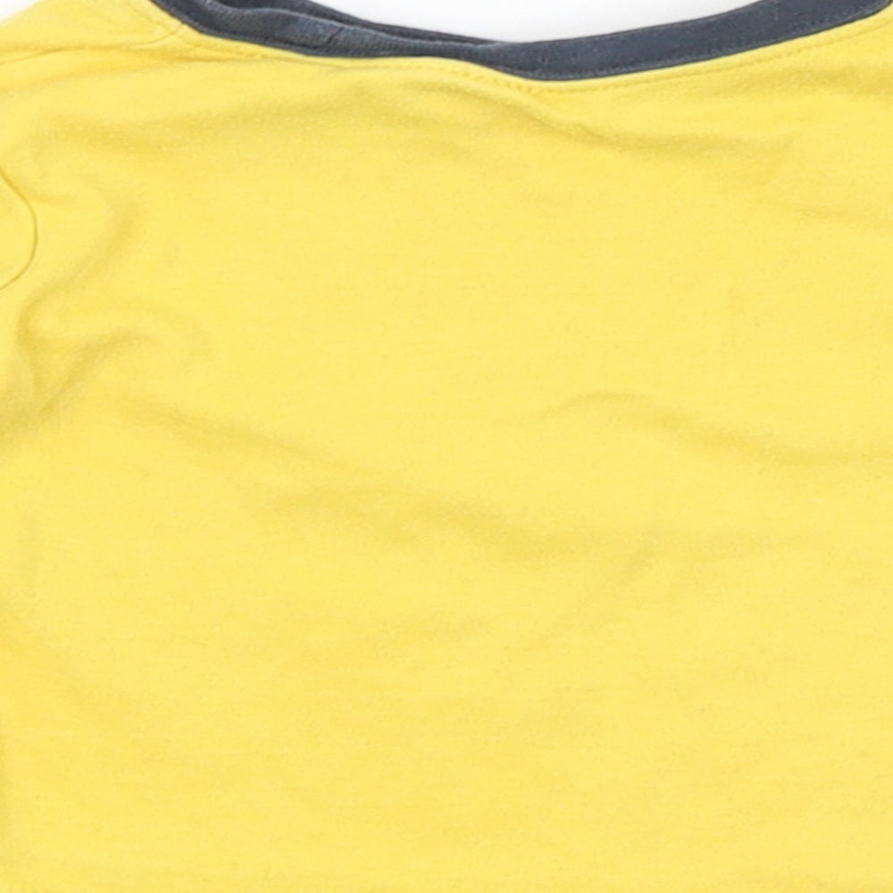 George Baby Yellow   Basic T-Shirt Size 6-9 Months  - BATMAN