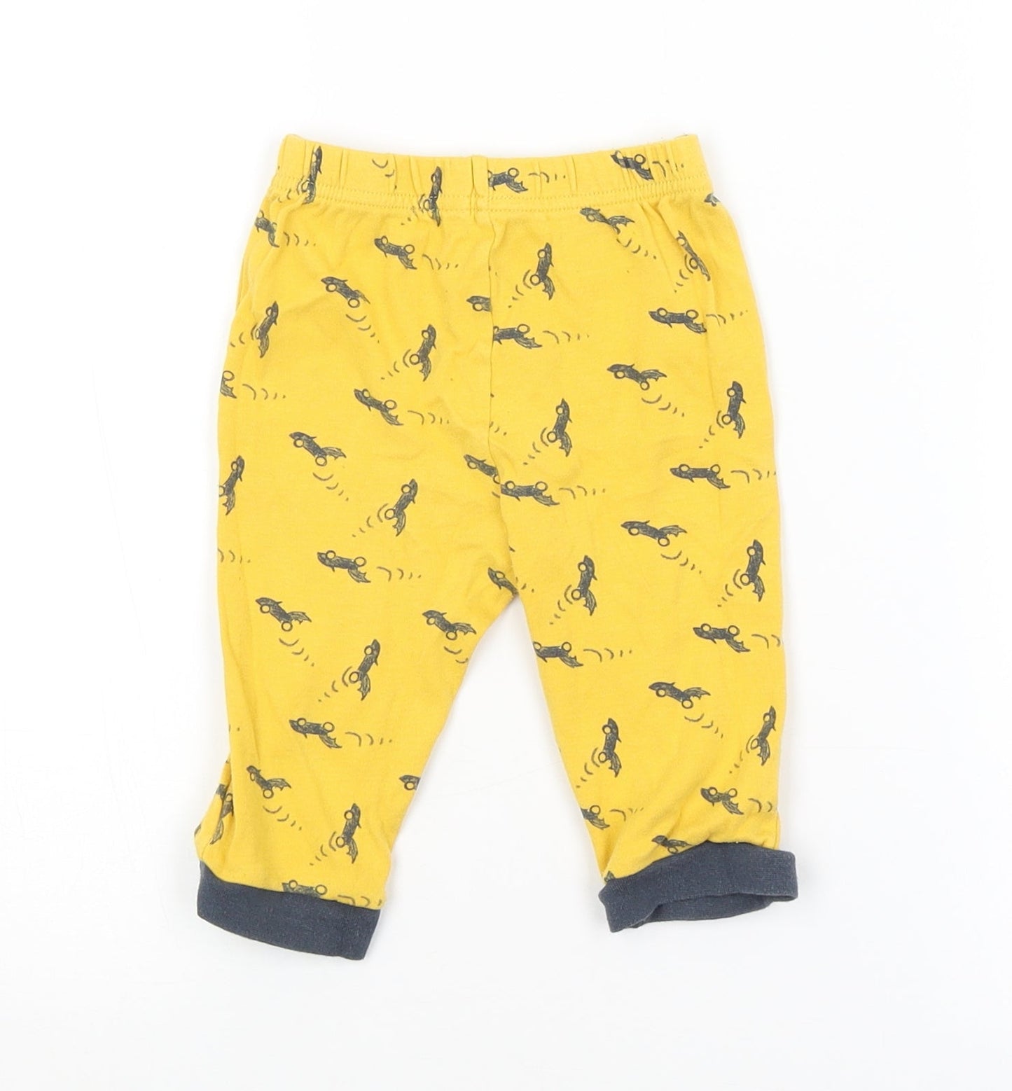 George Baby Yellow Solid   Pyjama Pants Size 6-9 Months