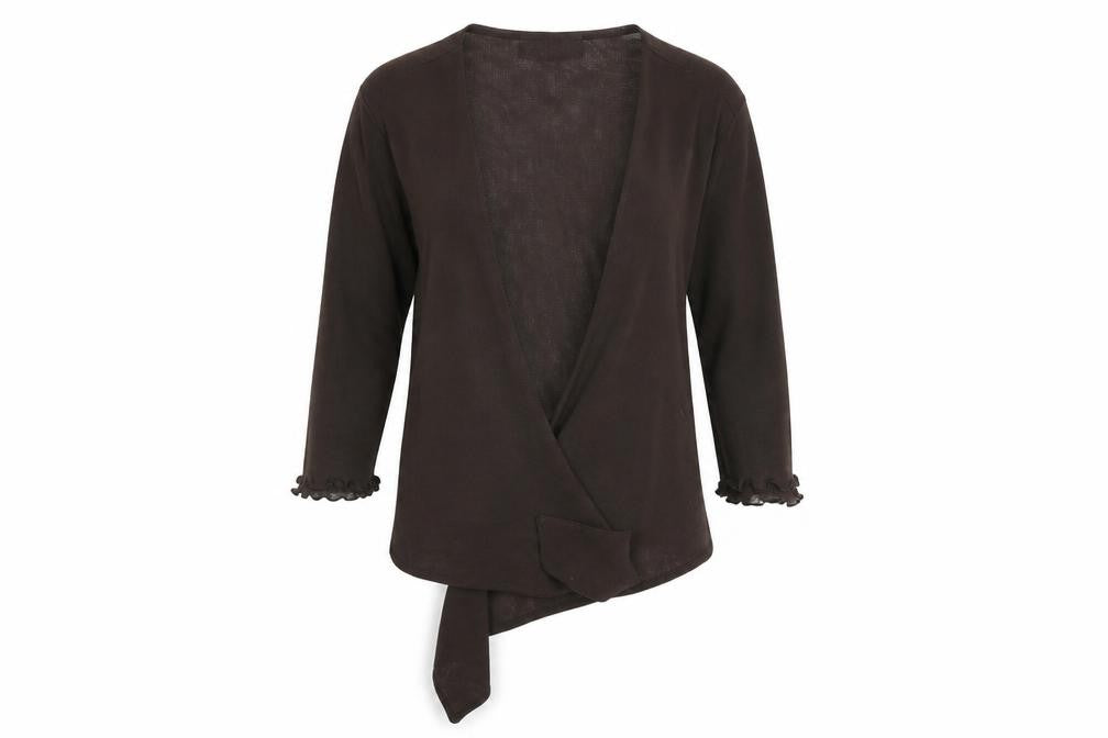 James Lakeland Womens Brown   Basic Blouse Size 10