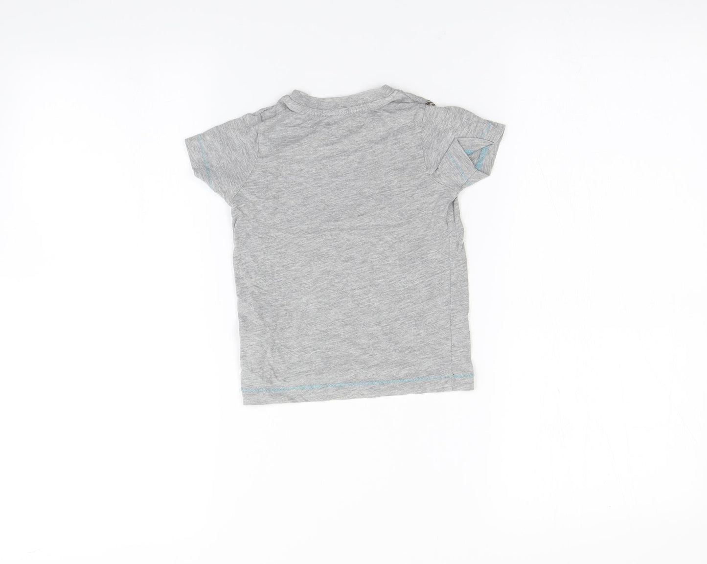Matalan Baby Grey   Basic T-Shirt Size 12-18 Months