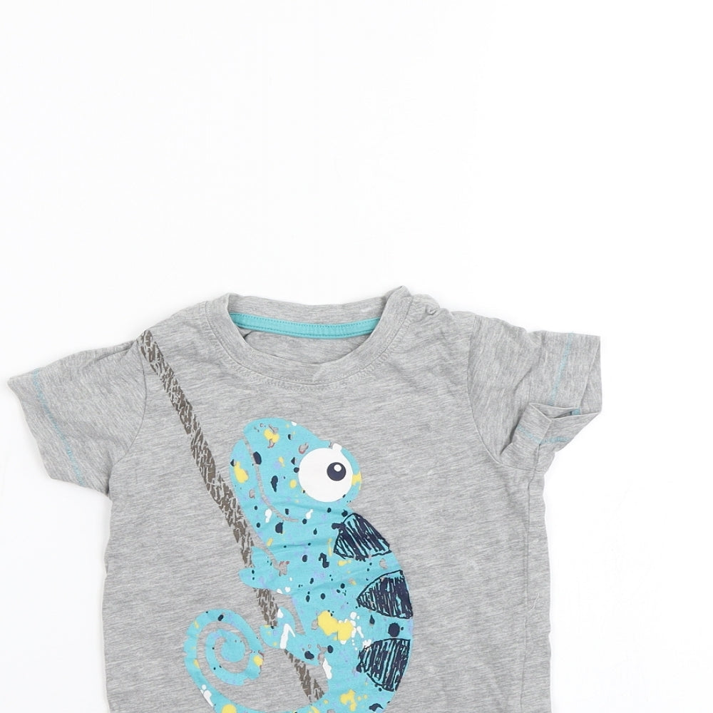 Matalan Baby Grey   Basic T-Shirt Size 12-18 Months