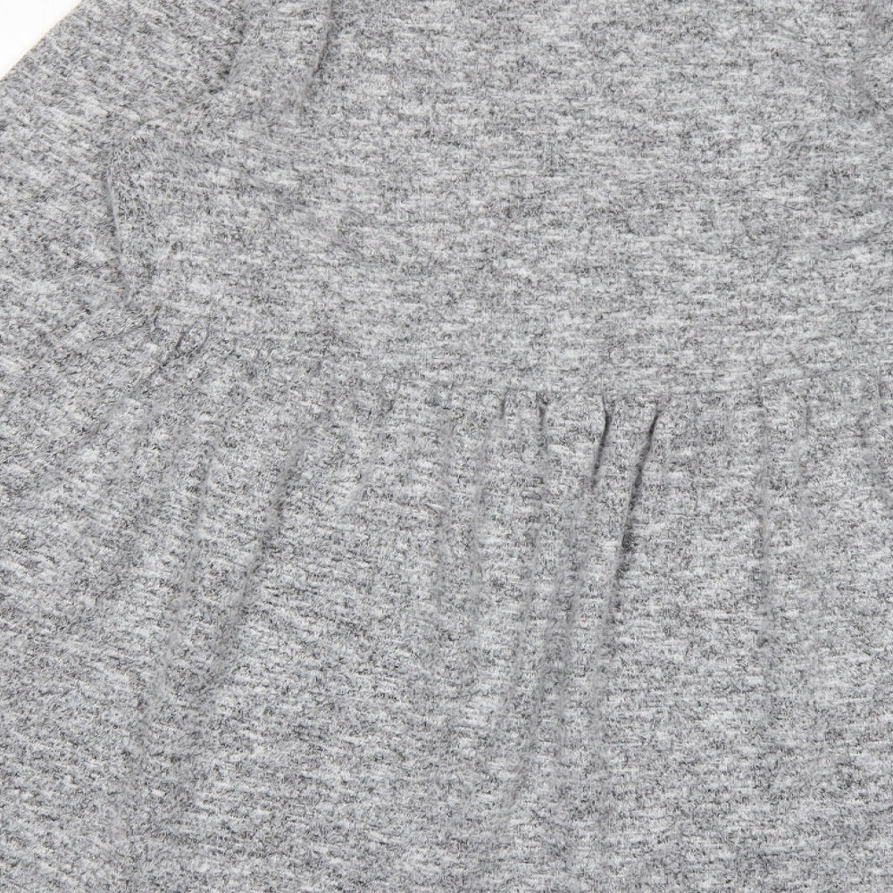 Dorothy Perkins Womens Grey   Basic T-Shirt Size 12