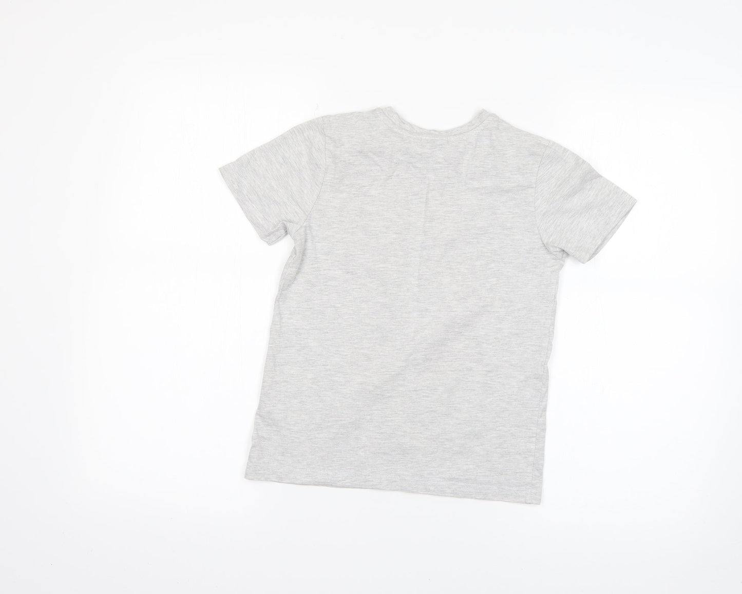 George Boys Grey   Basic T-Shirt Size 8-9 Years