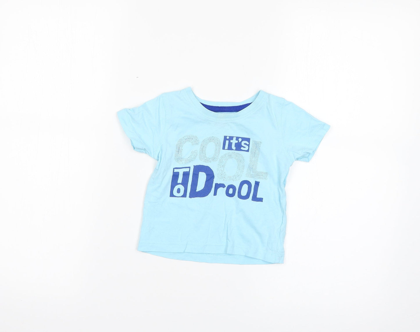 Rebel Baby Blue   Basic T-Shirt Size 18-24 Months