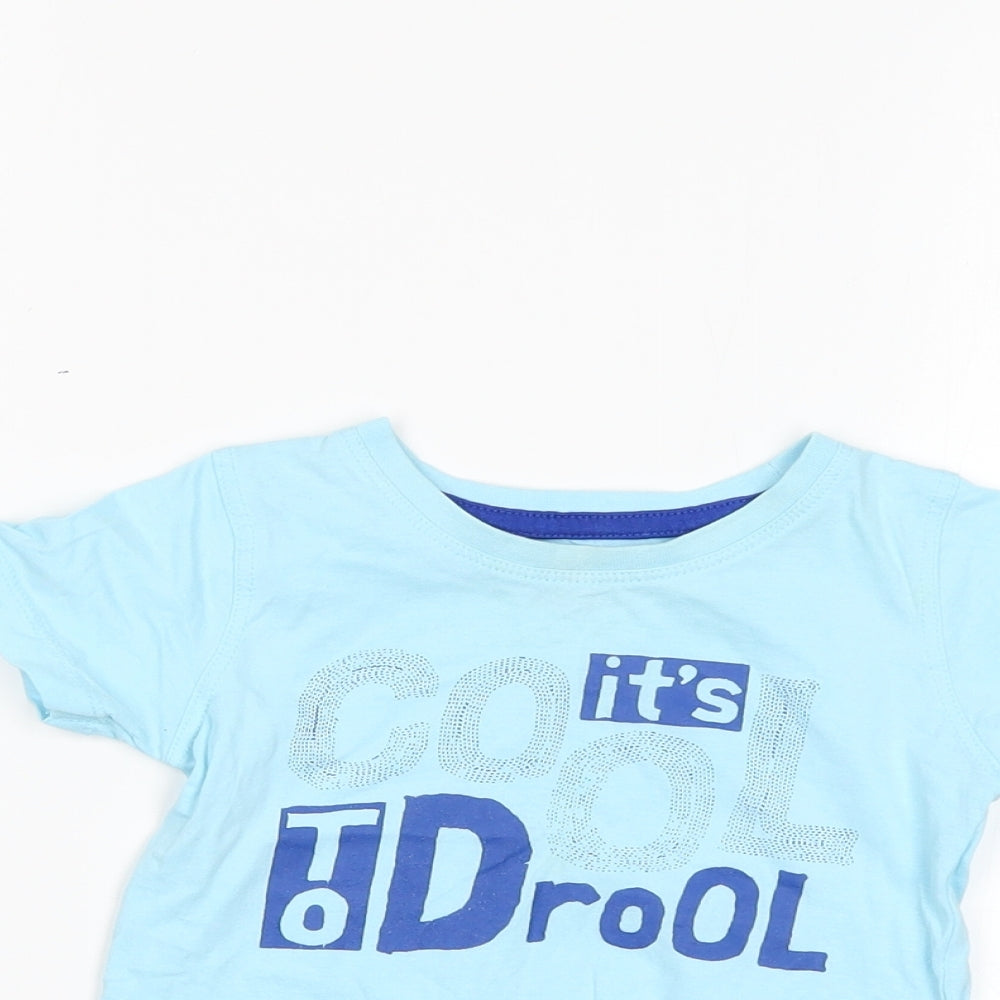 Rebel Baby Blue   Basic T-Shirt Size 18-24 Months
