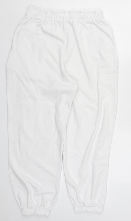 Jetty Womens White   Sweatpants Trousers Size M L26 in