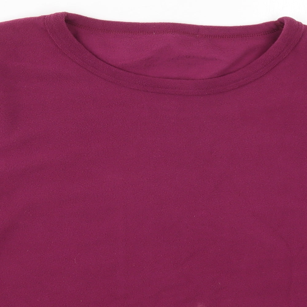 Preworn Womens Pink Solid  Top Pyjama Top Size L