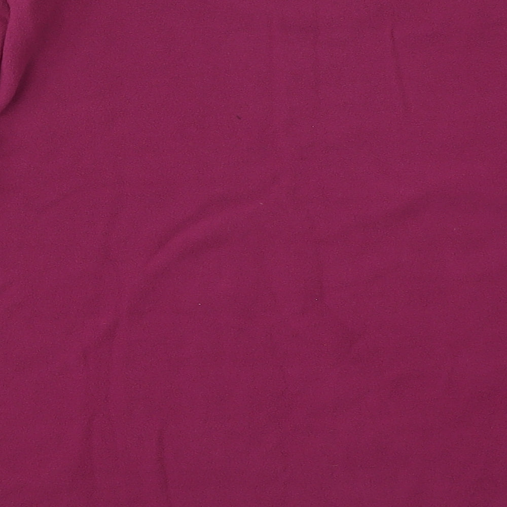 Preworn Womens Pink Solid  Top Pyjama Top Size L