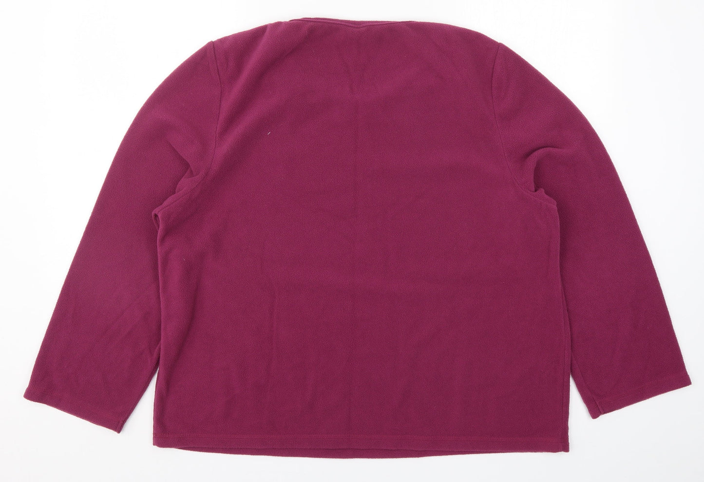 Preworn Womens Pink Solid  Top Pyjama Top Size L