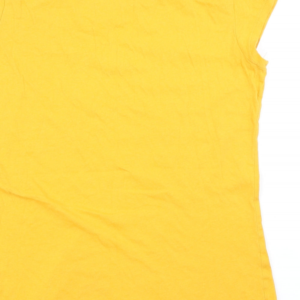 Terranova Womens Yellow   Basic T-Shirt Size XL