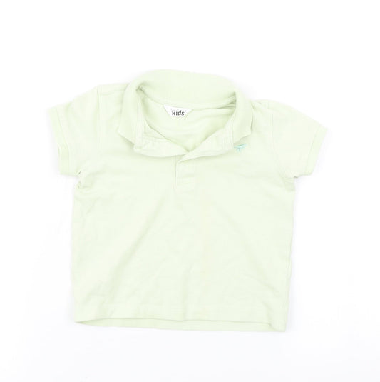 M&Co Boys Green   Basic Polo Size 18-24 Months