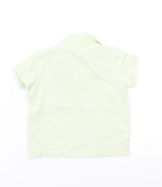 M&Co Boys Green   Basic Polo Size 18-24 Months